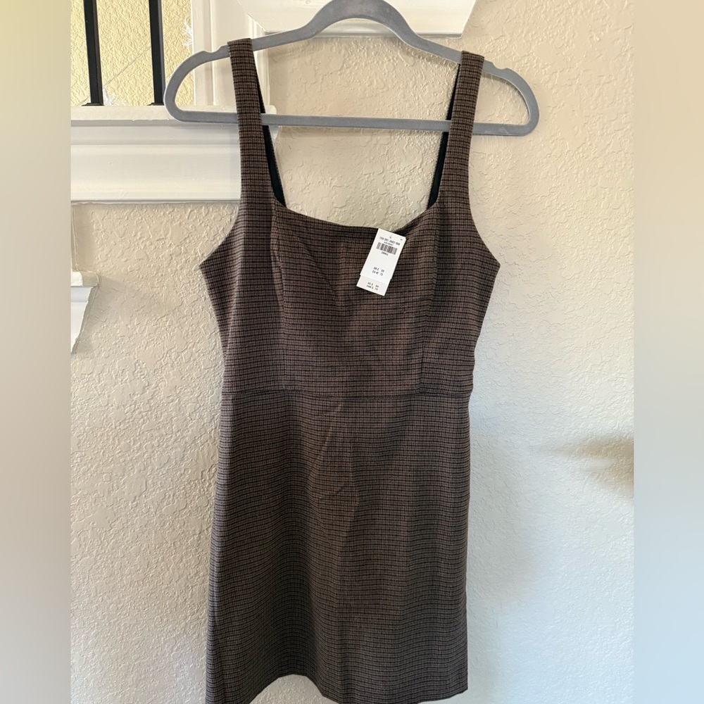 NWT Abercrombie & Fitch Plaid Sleeveless Dress (s)